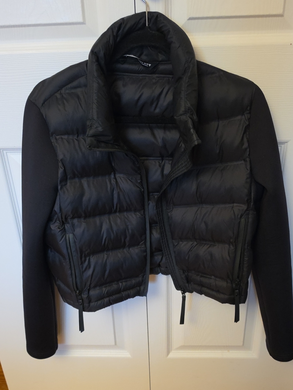 ZZ0ara Black Puffer Jacket
